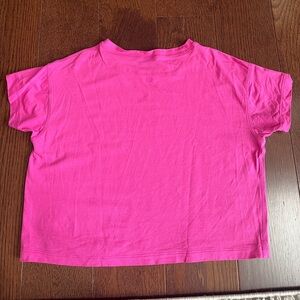 Lululemon Cates Tee Size 0 SONIC PINK - RARE COLOR